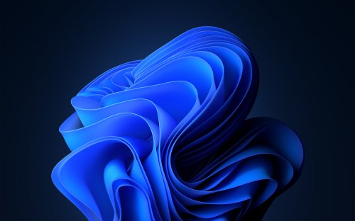 Blue Abstract Flow - abstract Wallpaper