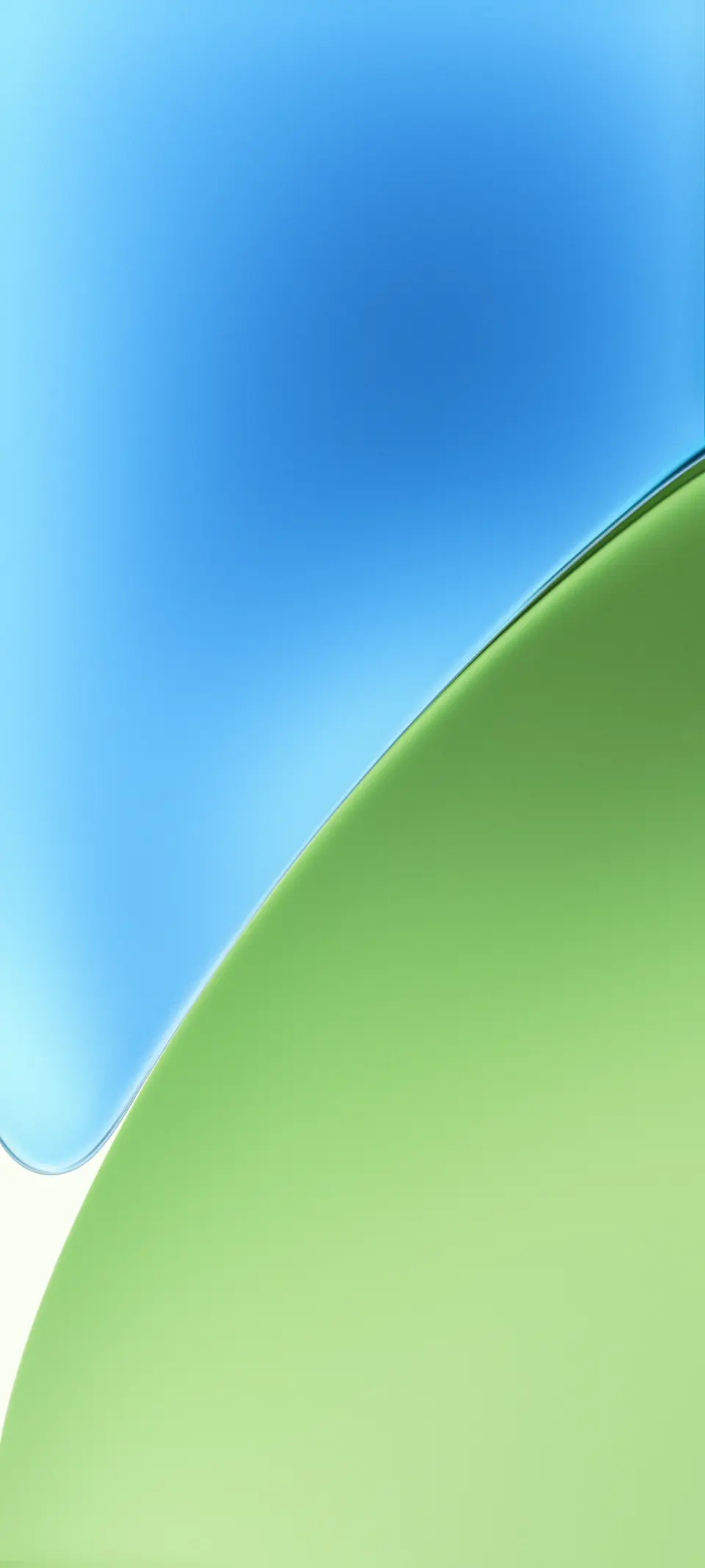 Blue and Green Curve - abstract Wallpaper
