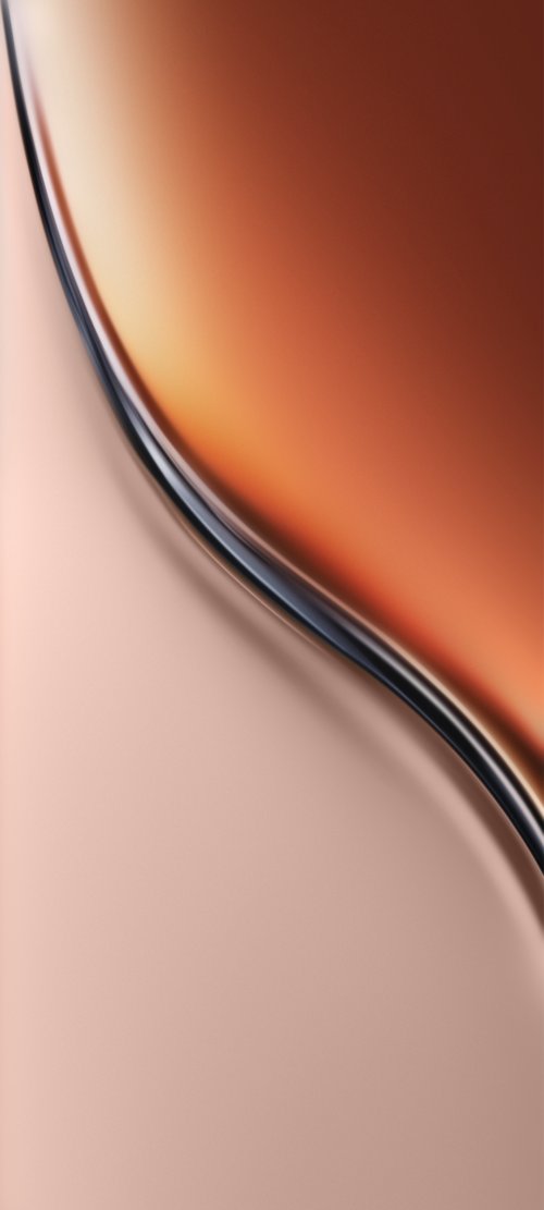 Bronze Abstract Curve Wallpaper