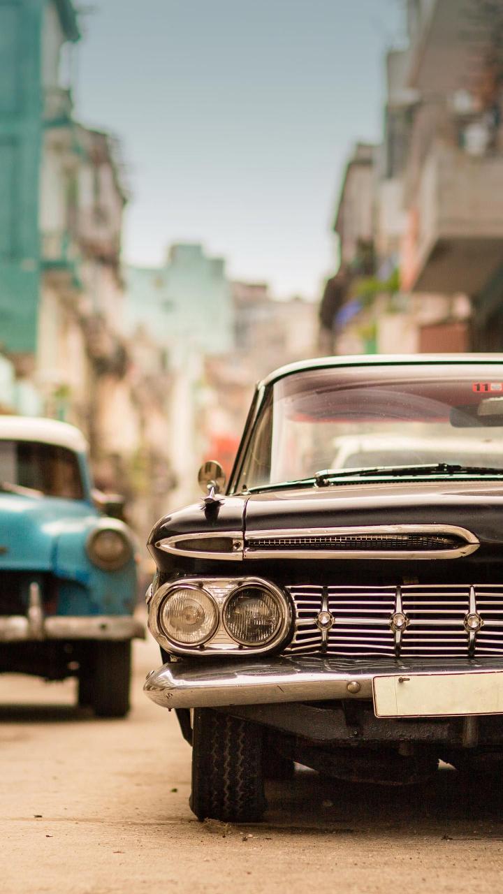 Classic Cars on Street - Related StockWalls wallpaper