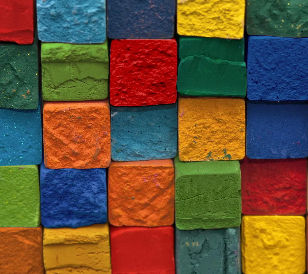 Colorful Pastel Block Texture
