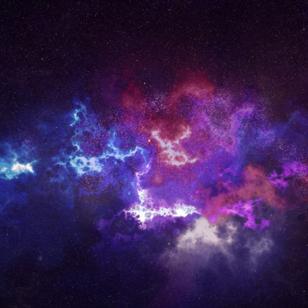 Cosmic Nebula Galaxy - apple Wallpaper