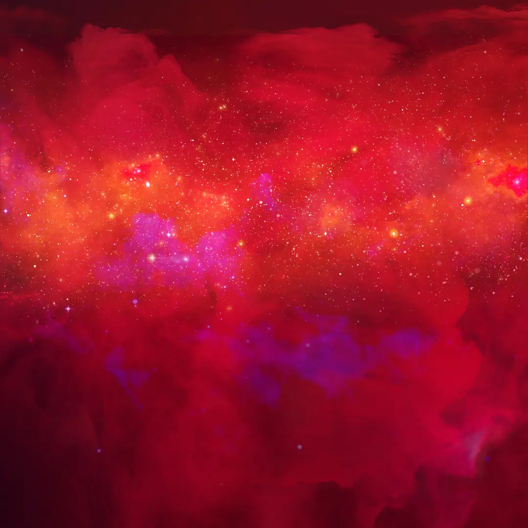 Crimson Cosmic Dust