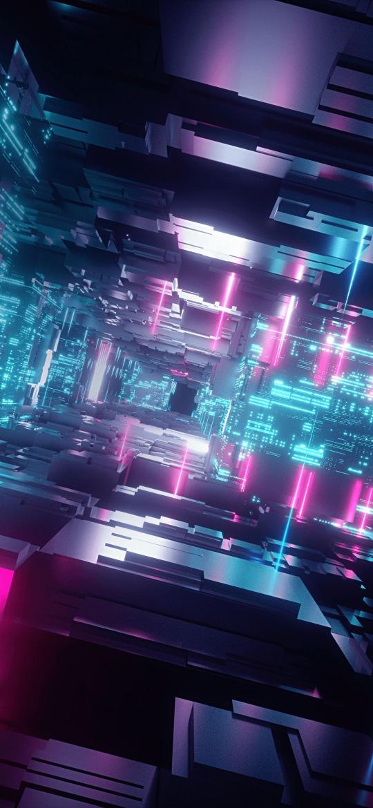 Cyberpunk Cityscape Tunnel - Related Dope Wallpapers wallpaper