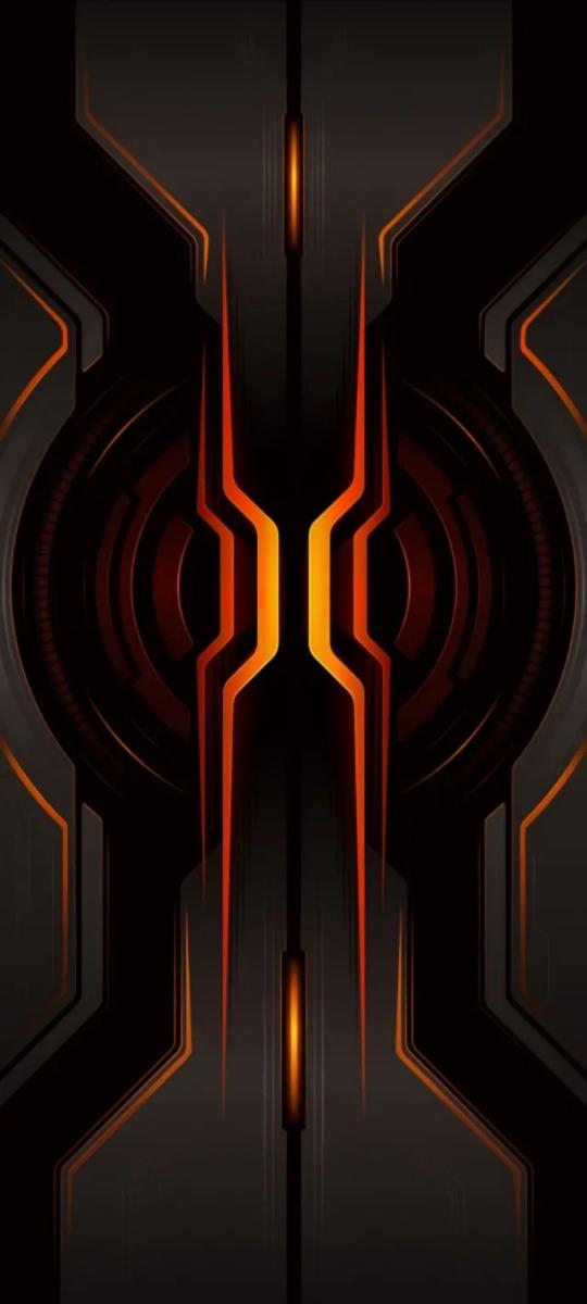 Cyberpunk Orange Glow - Related Ghetto Wallpapers wallpaper