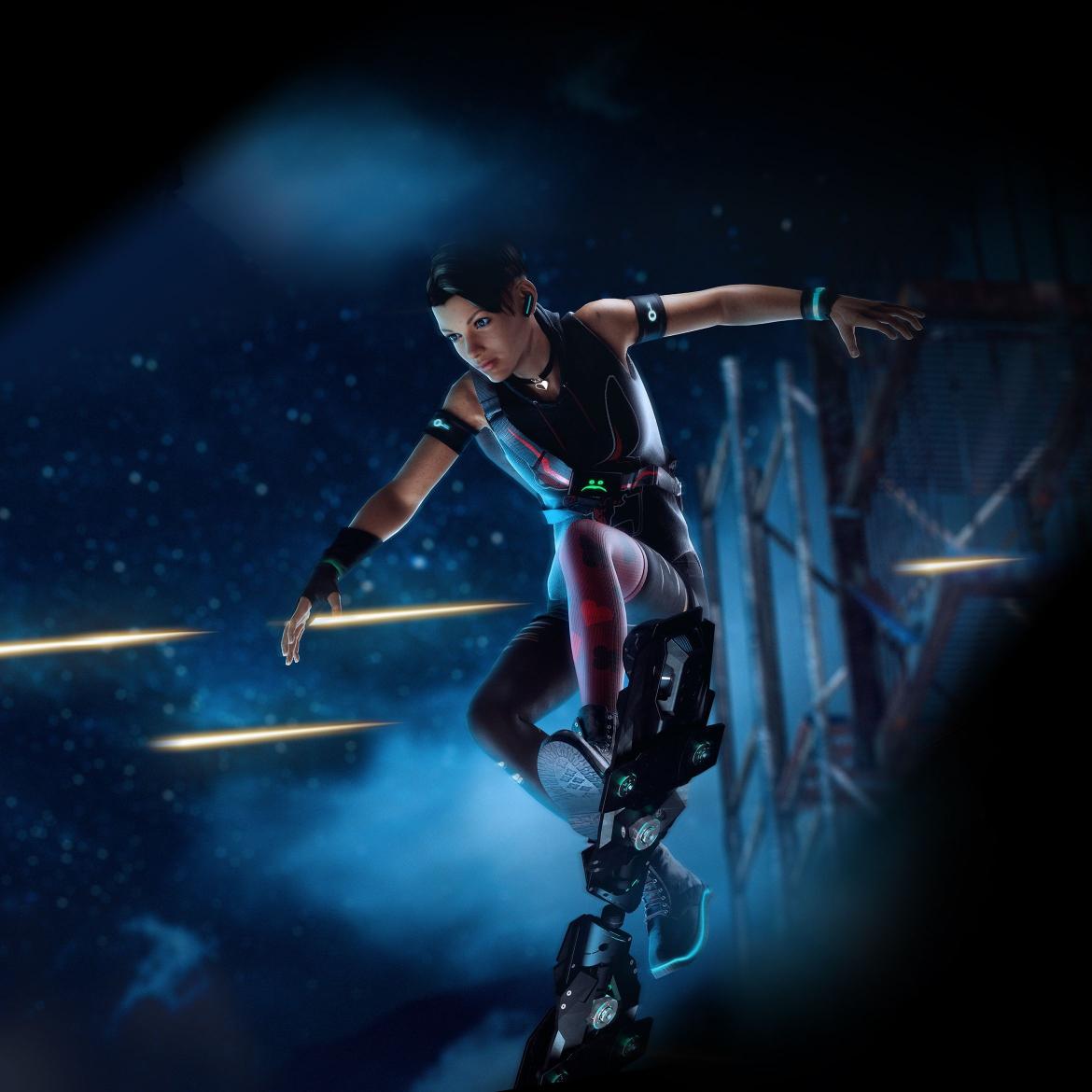 Cyberpunk Skater Girl - Related Dope Wallpapers wallpaper
