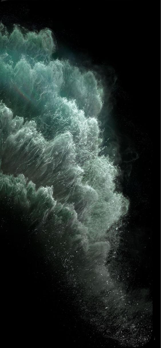 Emerald Ocean Swirl - apple Wallpaper