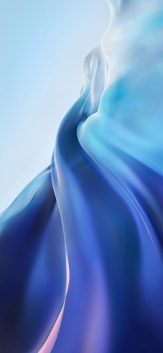 Flowing Blue Abstract - Related StockWalls wallpaper