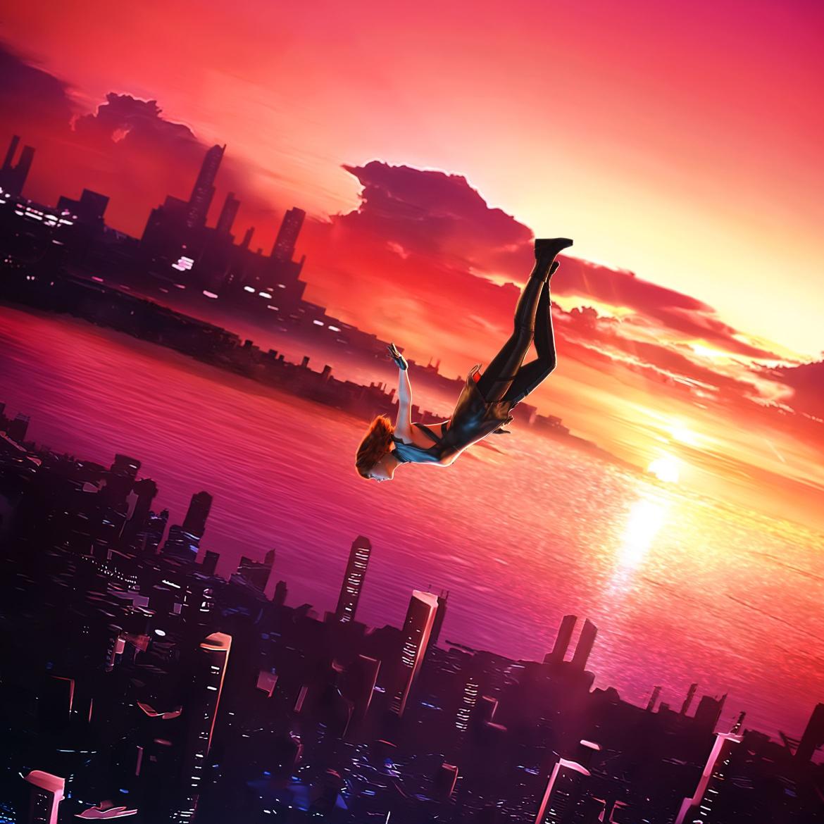 Futuristic Cityscape Dive - Related StockWalls wallpaper