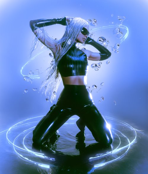 Futuristic Water Goddess