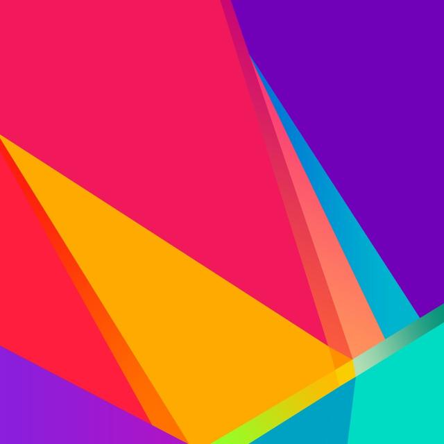 Geometric Color Burst - apple Wallpaper
