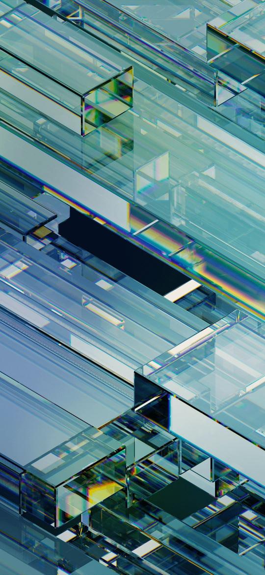 Geometric Glass Abstraction - Related 4K Wallpapers wallpaper