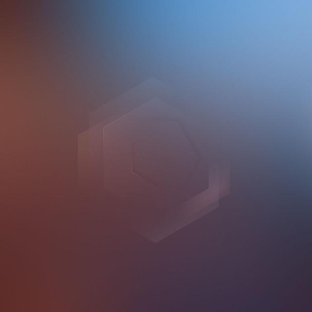 Geometric Gradient Hexagons - Related Dark Wallpapers wallpaper