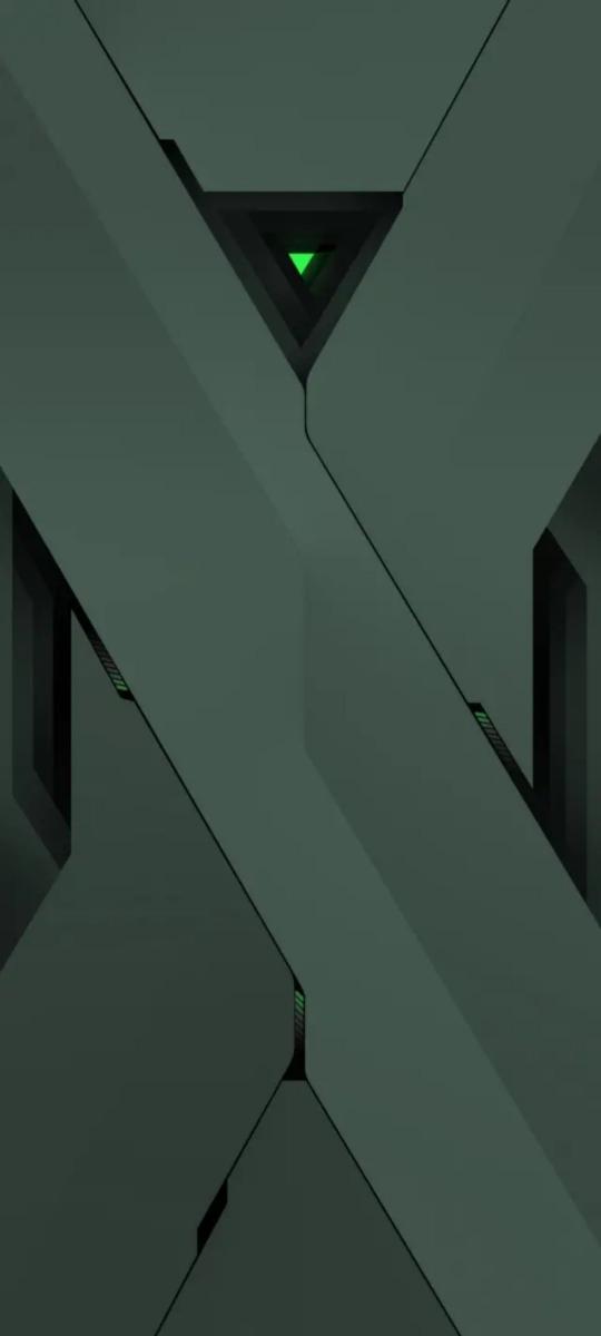 Geometric Green Glow - Related StockWalls wallpaper