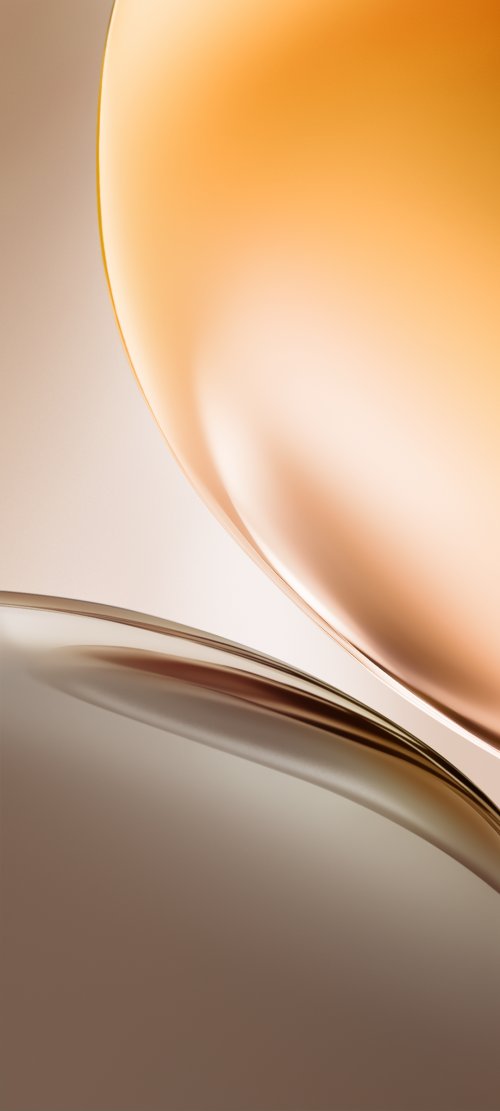 Golden Abstract Flow