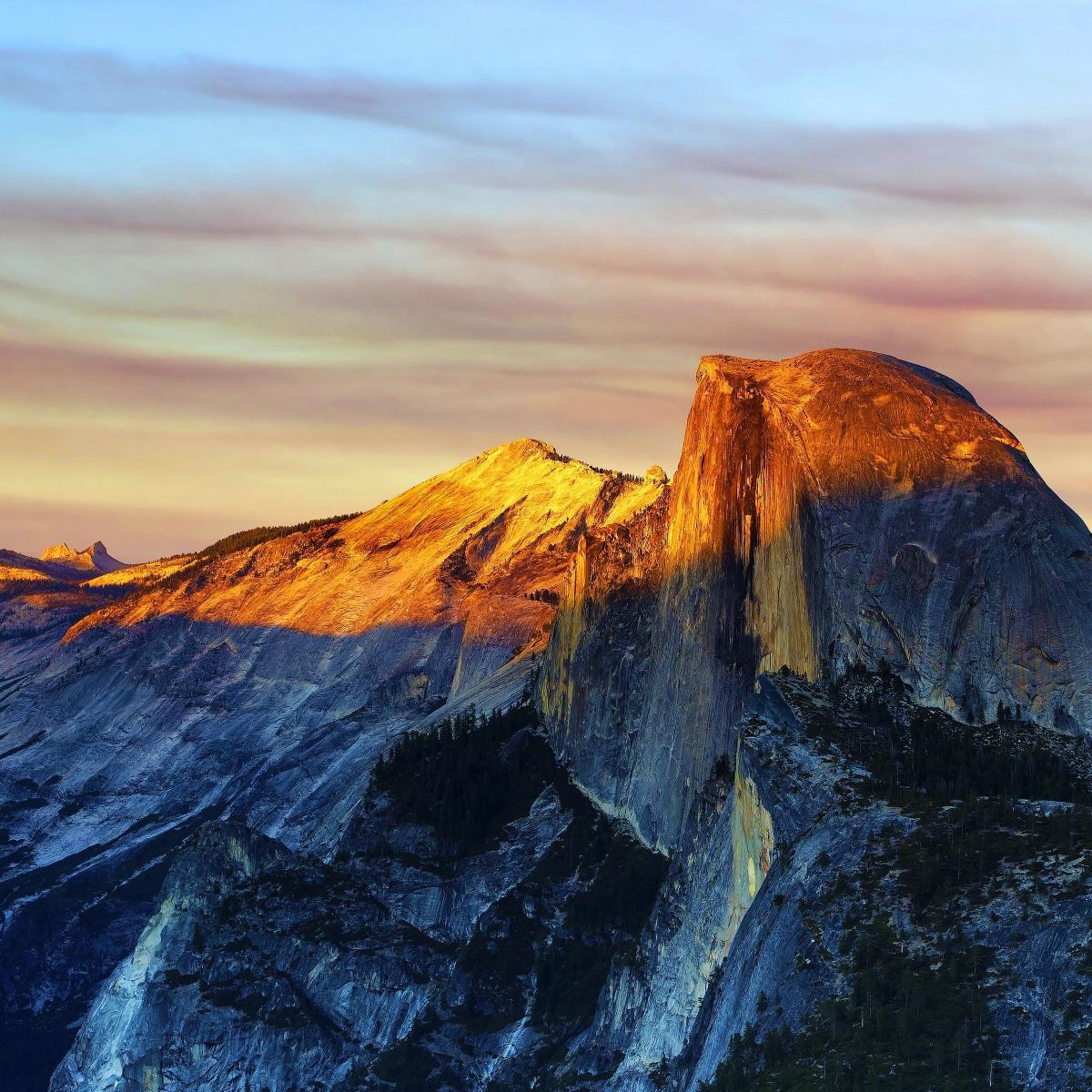 Golden Hour Yosemite Peaks - Related 4K Wallpapers wallpaper