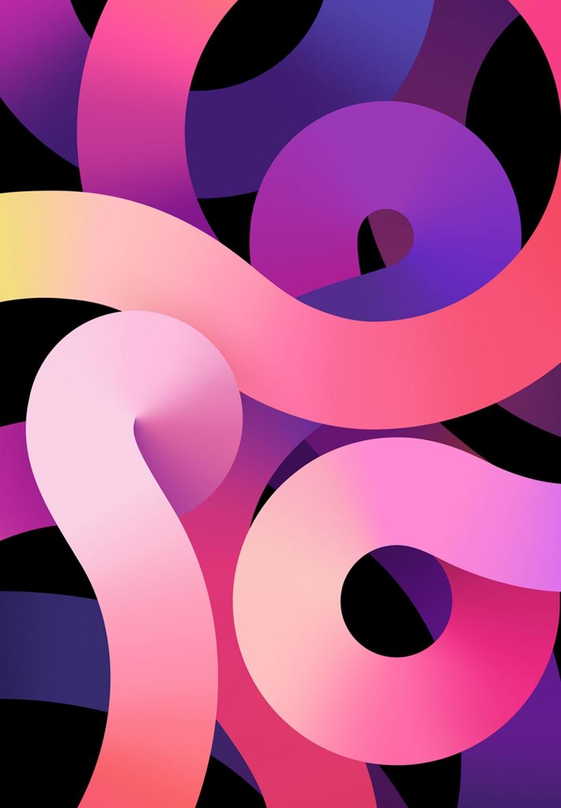 Gradient Swirls Wallpaper - Related Dark Wallpapers wallpaper