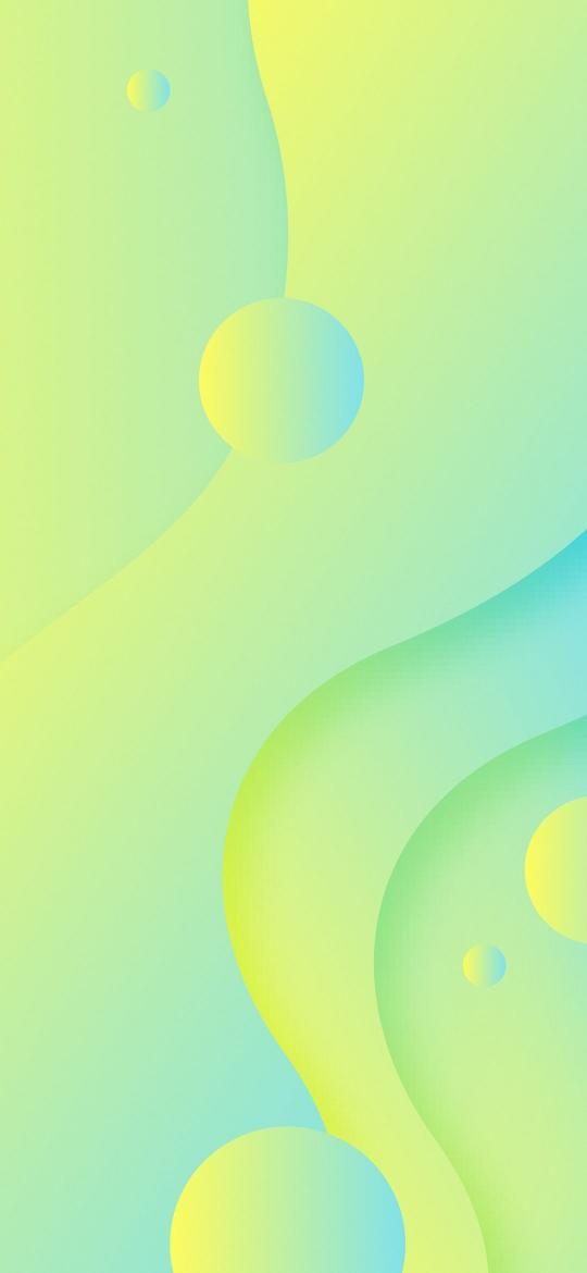 Gradient Wave Abstract