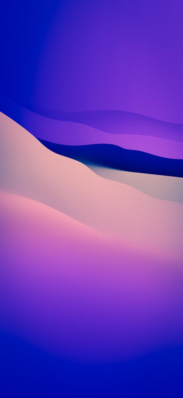 Gradient Wave Landscape - apple Wallpaper