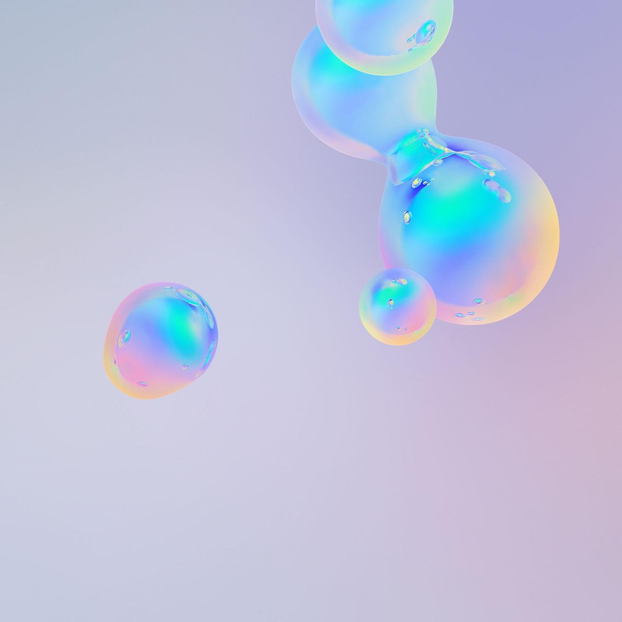 Iridescent Liquid Bubbles - Related Ghetto Wallpapers wallpaper