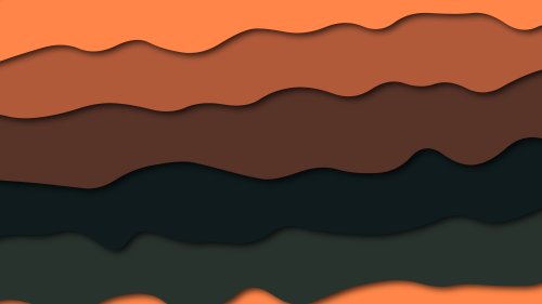 Layered Abstract Waves - abstract Wallpaper
