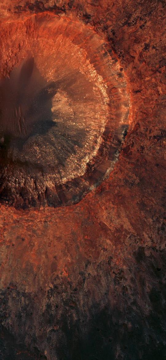 Martian Crater Landscape - Related StockWalls wallpaper