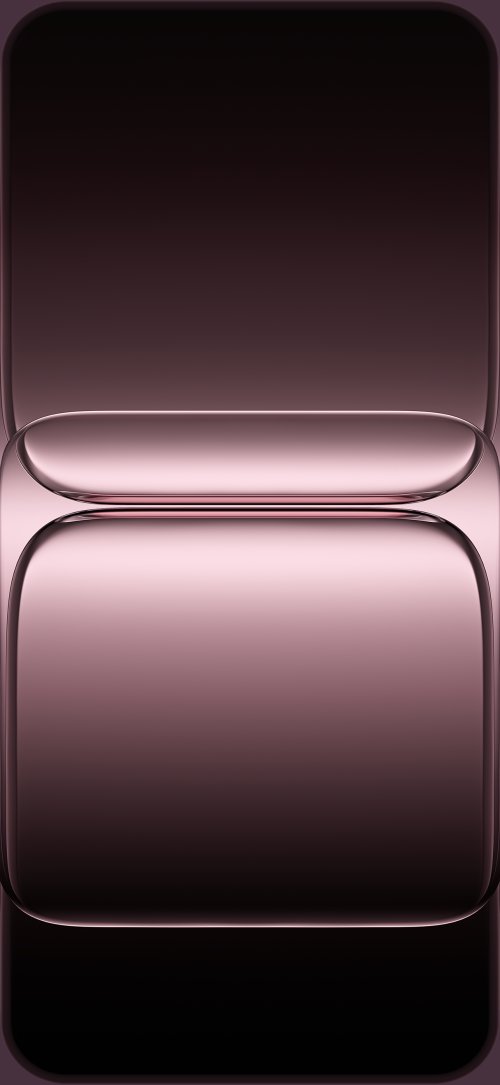 Metallic Rose Abstract Shapes
