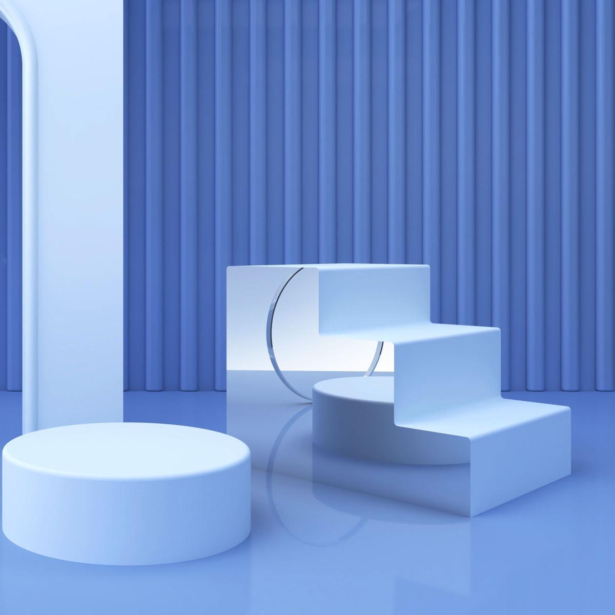 Minimalist Blue Studio - Related StockWalls wallpaper