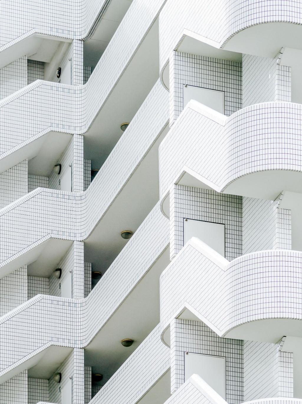 Modern Tiled Architecture - Related 4K Wallpapers wallpaper