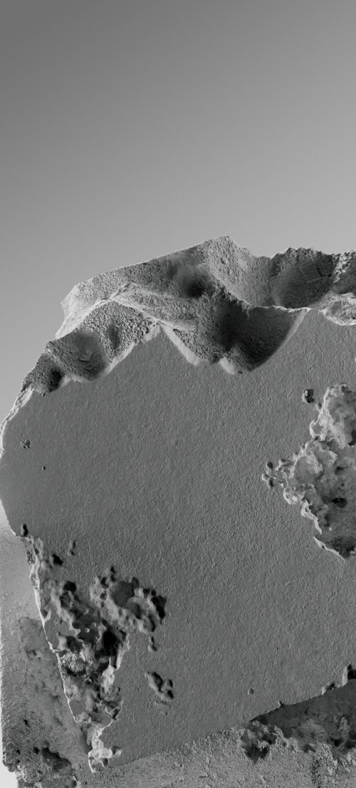 Monochrome Lunar Surface Texture