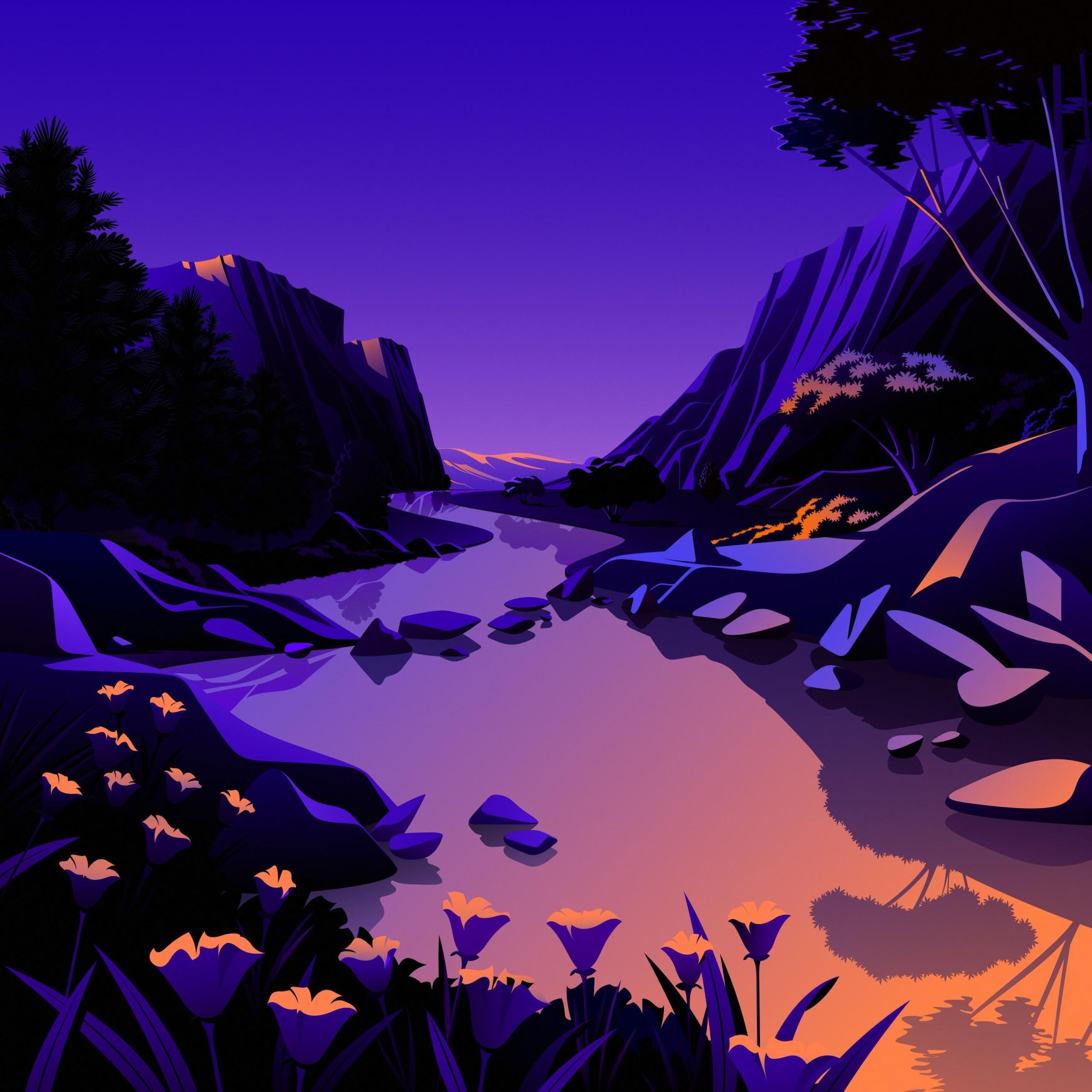 Mystic Mountain River - Related Ghetto Wallpapers wallpaper