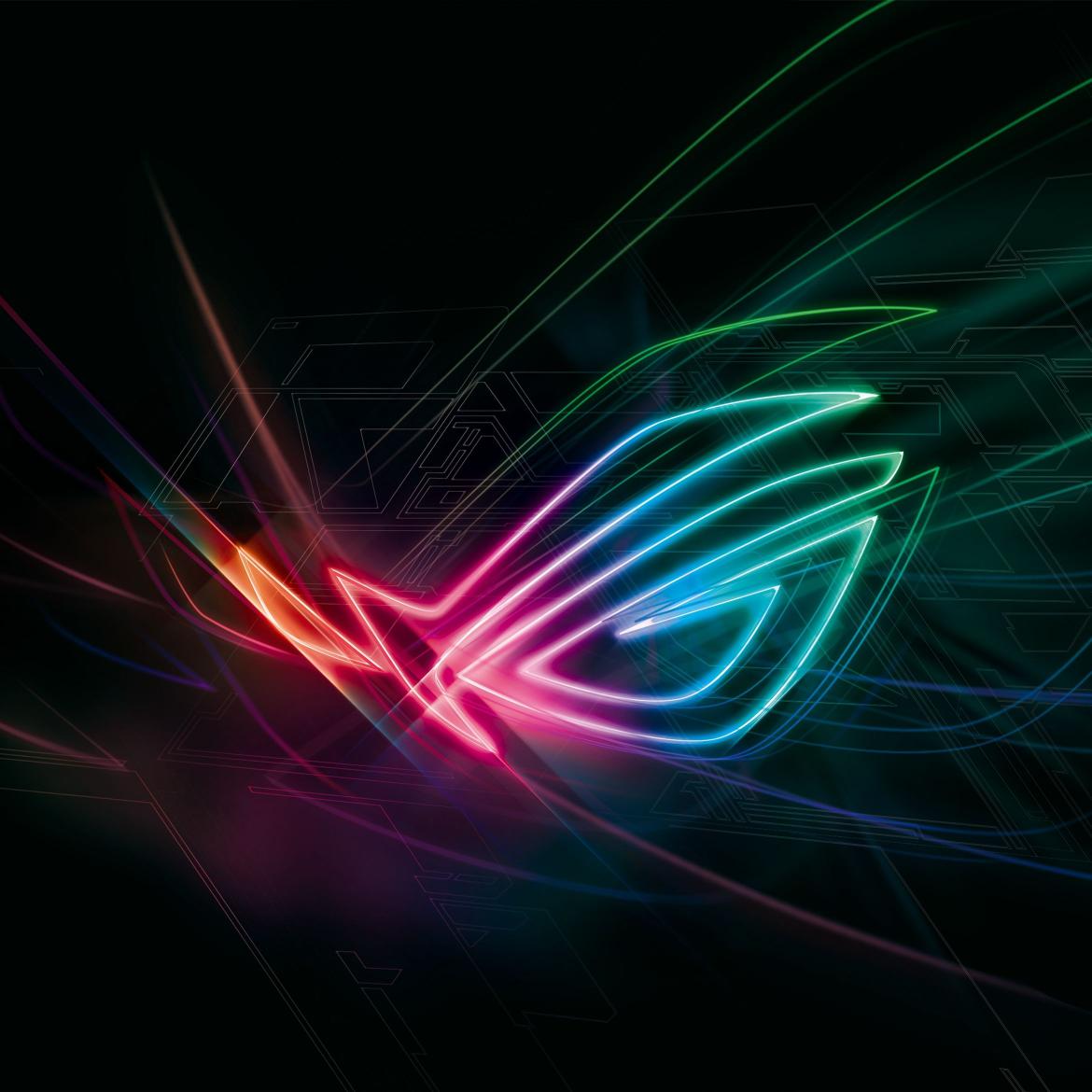 Neon ROG Logo Abstract - Related Dope Wallpapers wallpaper