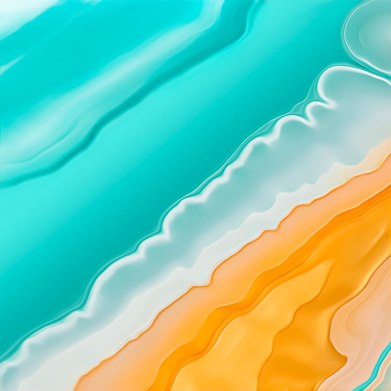 Oceanic Abstract Swirls