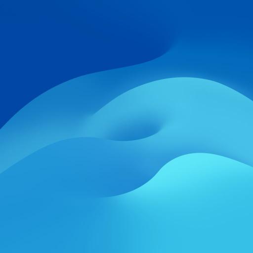 Oceanic Blue Waves - Related Dark Wallpapers wallpaper