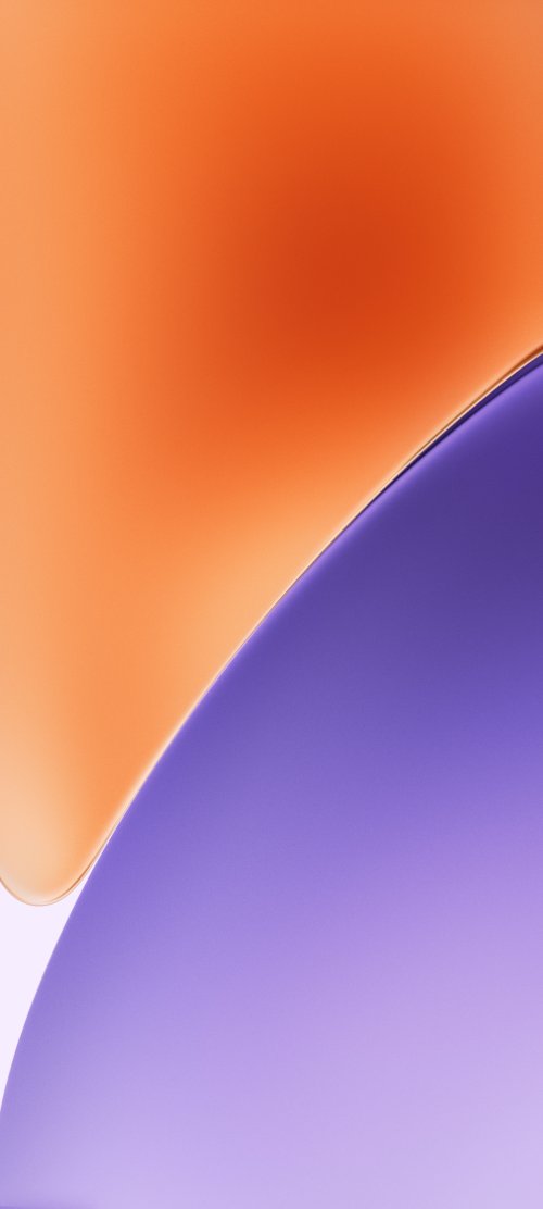Orange and Purple Abstract