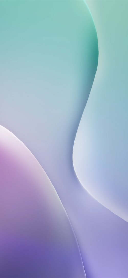 Pastel Abstract Curve - Samsung Wallpaper