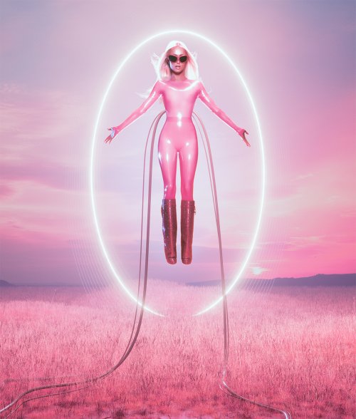 Pink Futuristic Ascension