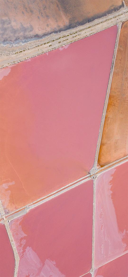 Pink Salt Flats Aerial - Related Dark Wallpapers wallpaper