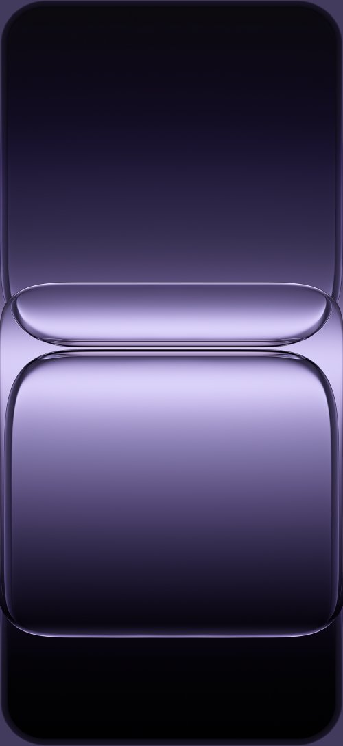 Purple Abstract Rounded Shapes