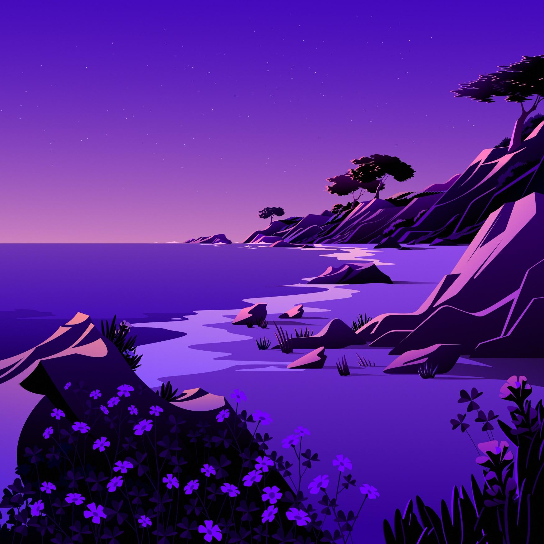 Purple Coastal Sunset - Related  wallpaper