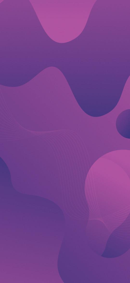 Purple Gradient Waves - Related StockWalls wallpaper