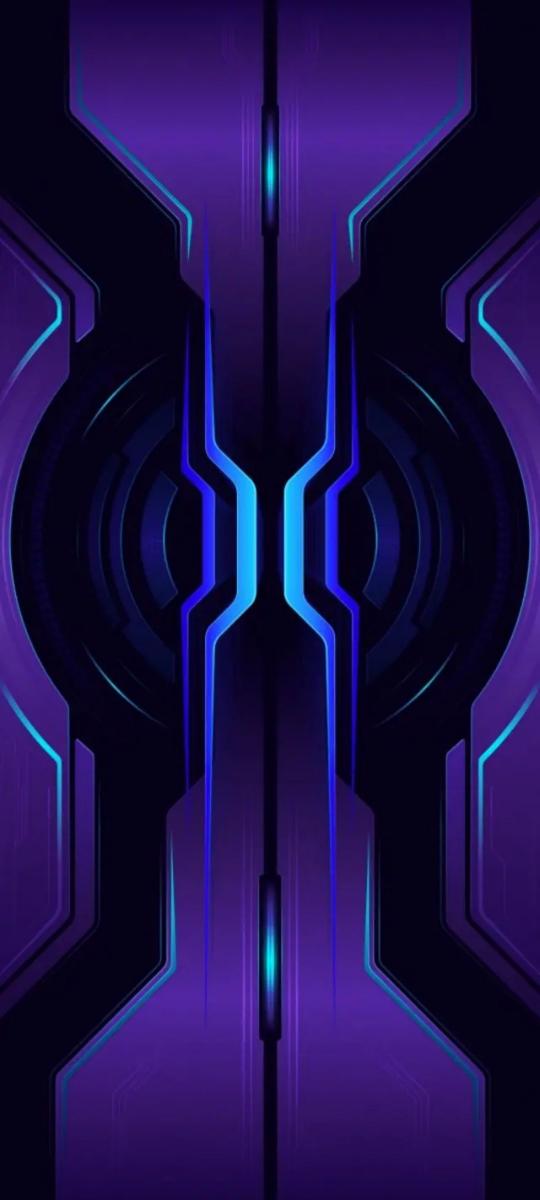 Purple Neon Tech - Related Dark Wallpapers wallpaper