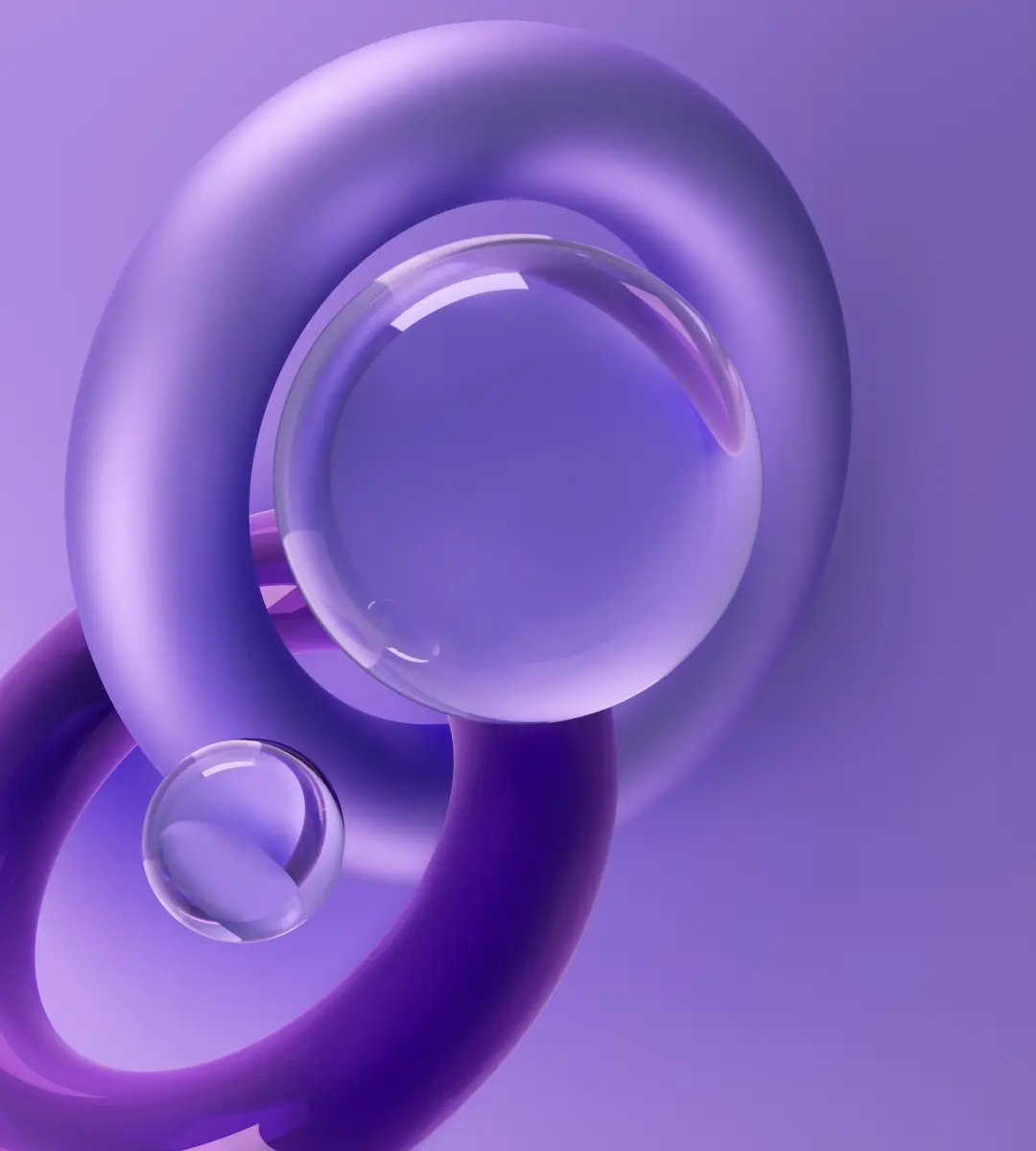 Purple Rings and Spheres