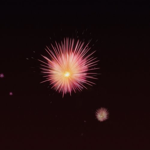 Radiant Firework Burst