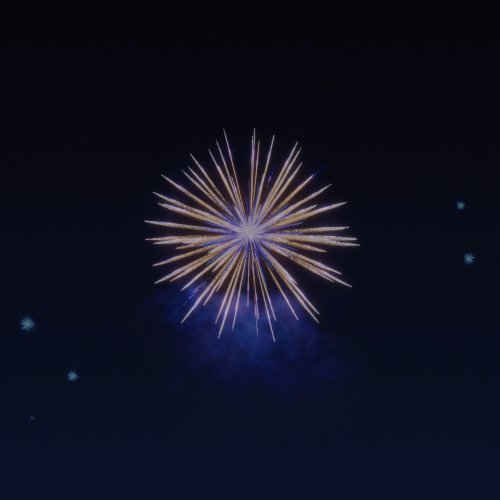 Radiant Firework Display