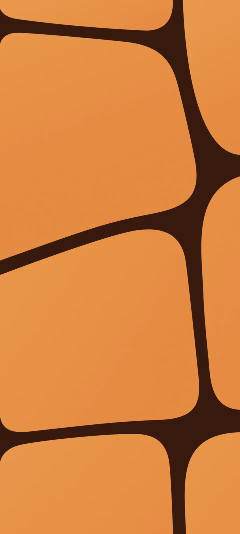 Retro Orange Pattern - abstract Wallpaper