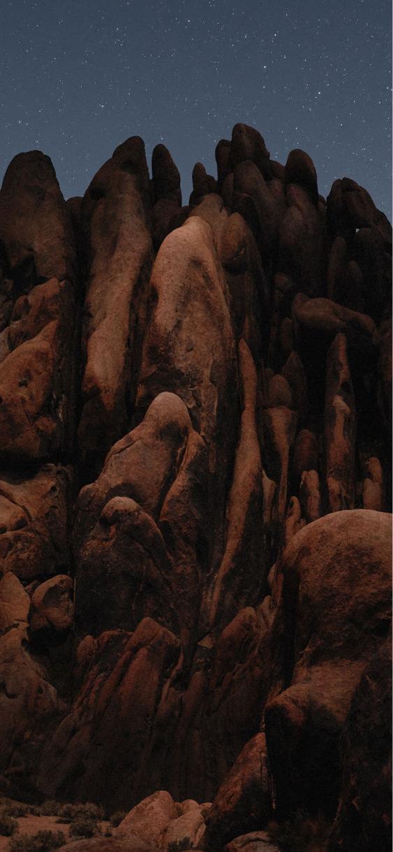 Rocky Desert Nightscape - Related Ghetto Wallpapers wallpaper