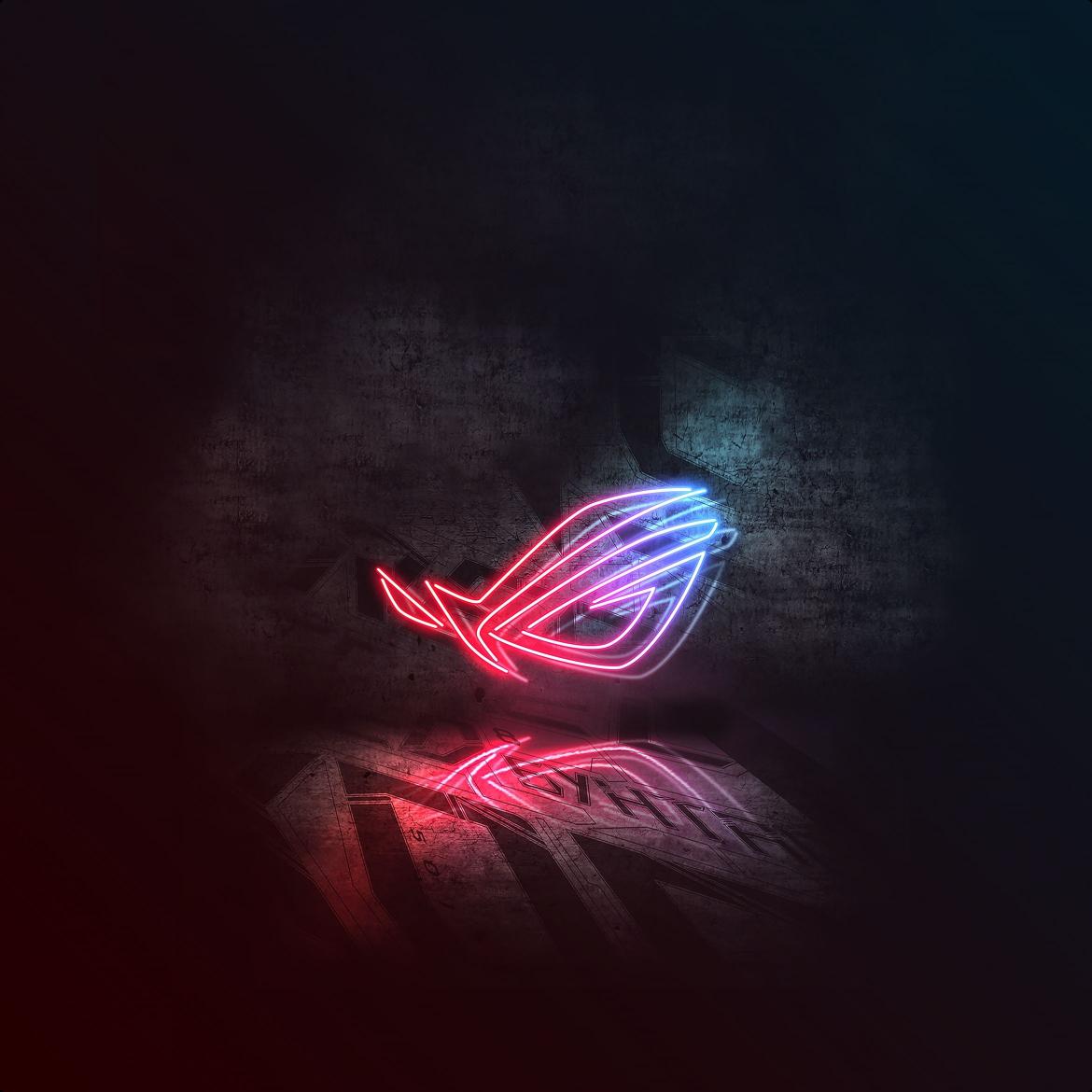 ROG Neon Emblem - Related Ghetto Wallpapers wallpaper