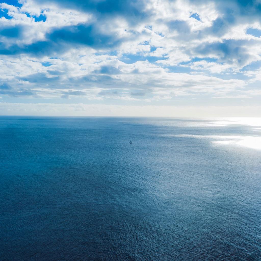 Sailboat on Open Ocean - Related Dark Wallpapers wallpaper