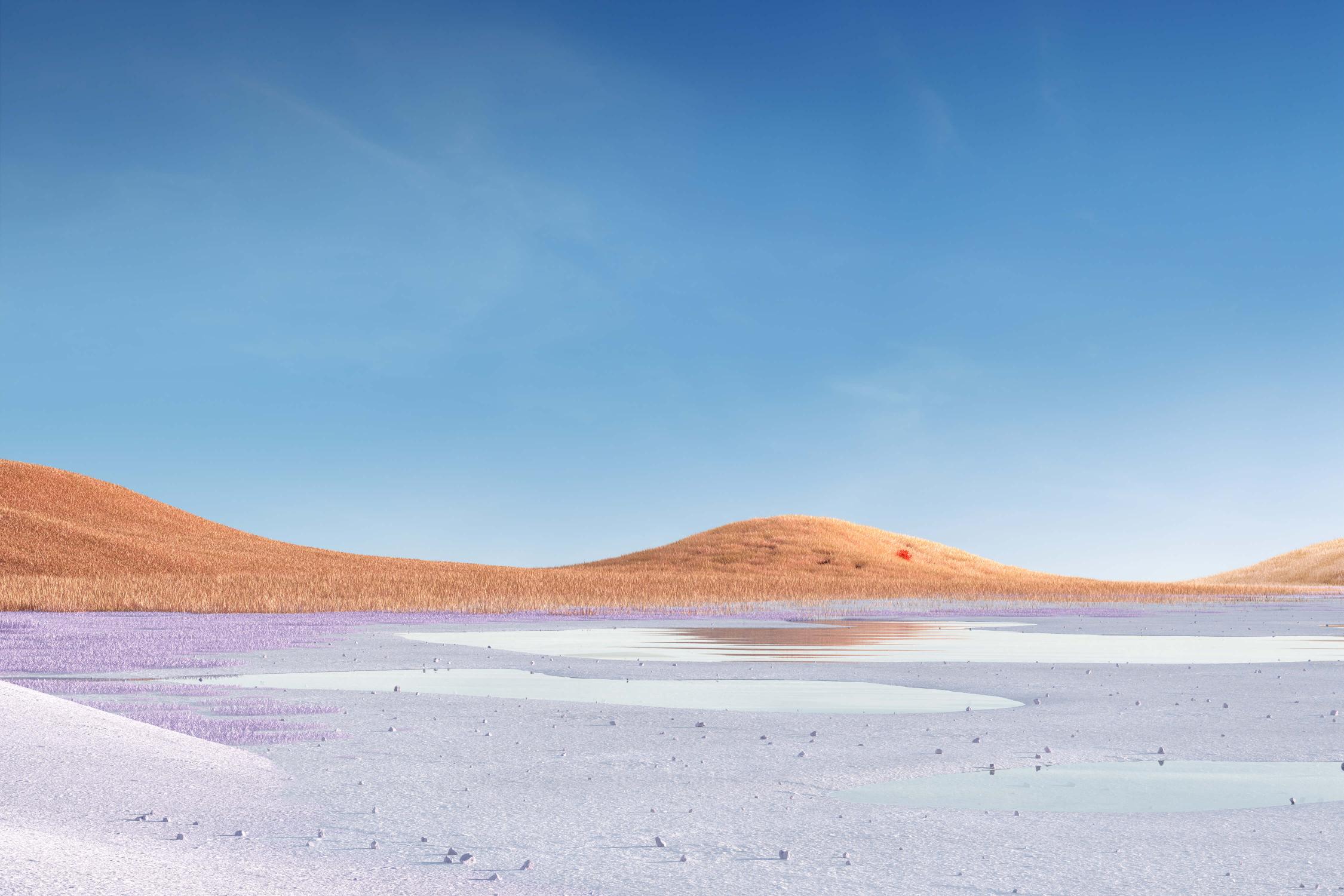 Serene Pastel Landscape